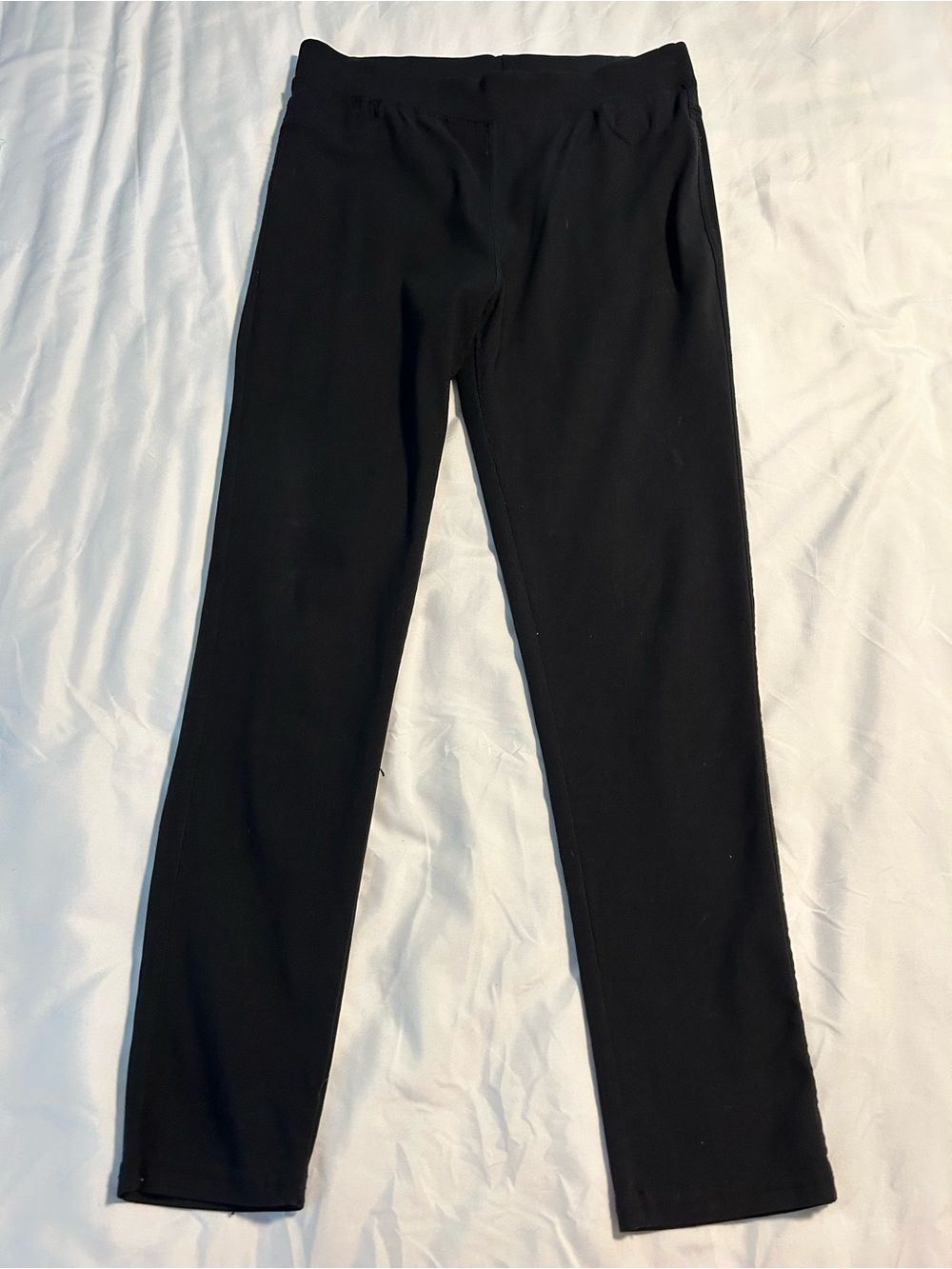Black Straight Leg Ponte Pants